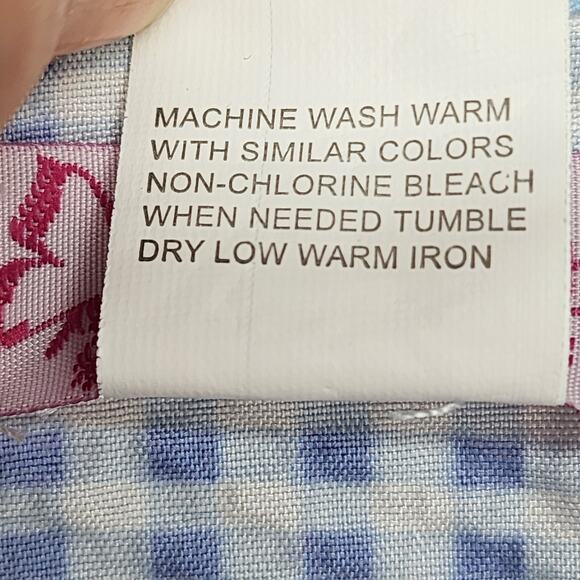 VTG Lati Fashion Sleepwear Women’s MED Gingham Seersucker Pearl Snap House Shirt - Picture 11 of 11